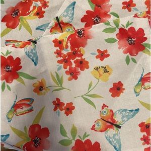 New Fabric Placemat 100% Polyester Set of 4 Decorative Washable Place Mats